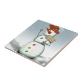 North Pole Bound Snowman Fliese (Seite)