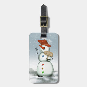 North Pole Bound Snowman Gepäckanhänger