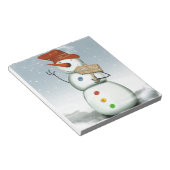 North Pole Bound Snowman Notizblock (angewinkelt)