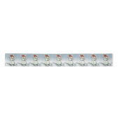 North Pole Bound Snowman Satinband (Vorderseite)