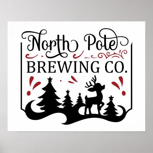 North Pole Brauerei Poster (Vorne)