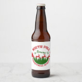 North Pole Brewing Company Bierflaschenetikett (Vorderseite)