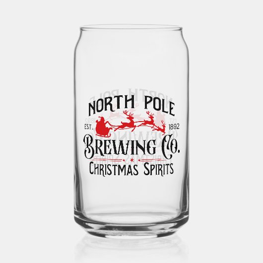 North Pole Brewing Company Dosenglas (Vorderseite)