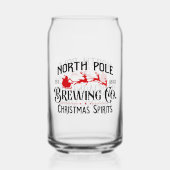 North Pole Brewing Company Dosenglas (Rückseite)