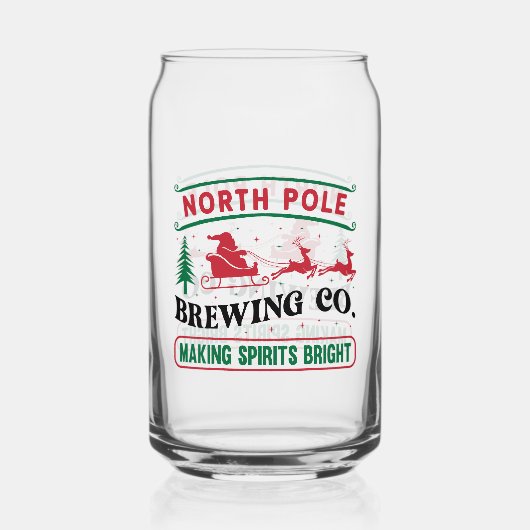 North Pole Brewing Company Dosenglas (Vorderseite)