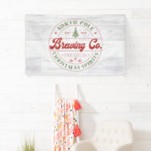 North Pole Brewing Company Weihnachtslounge Banner (Insitu)