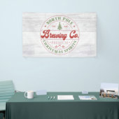 North Pole Brewing Company Weihnachtslounge Banner (Messeveranstaltung)