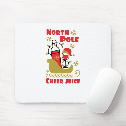 North Pole Cheer Mousepad (Mit Mouse)