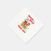 North Pole Cheer Serviette (Ecke)