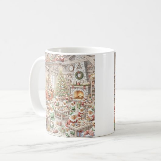 North Pole Chickens, Coffee Mug Kaffeetasse (Vorderseite Links)