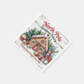 North Pole Christmas Bakery Serviette (Ecke)
