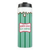 North Pole Christmas Elf Kaffeereise Tumbler Thermosbecher (Vorderseite)