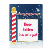 North Pole Christmas Holiday Card