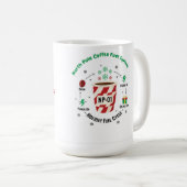 “North Pole Coffee Fuel System – Funny Christmas M Kaffeetasse (VorderseiteRechts)