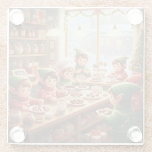 North Pole Confectionary Glasuntersetzer (Rückseite)