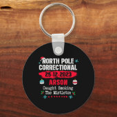 North Pole Correction Arson erwischt Rauchen im m Schlüsselanhänger (Vorderseite)
