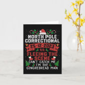 North Pole Correctional Fleeing Can't ca Karte (Gelbe Blume)