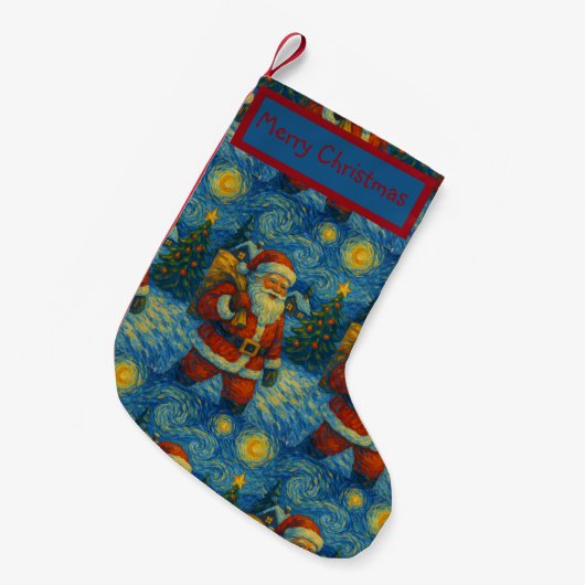 North Pole Delivery Stocking Kleiner Weihnachtsstrumpf (Vorderansicht (hängend))
