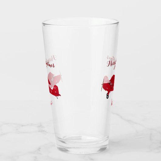 North Pole Delivery Vintage Glas (Links)