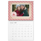 North Pole Express Bahn Ticket Weihnachtsfest Foto Kalender (Jan 2027)