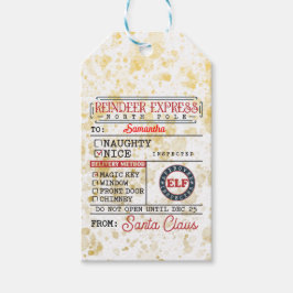 North Pole Express: Special Delivery Tag Geschenkanhänger