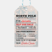 North Pole Express: Special Delivery Tag Geschenkanhänger (Vorderseite)