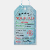 North Pole Express: Special Delivery Tag Geschenkanhänger (Vorderseite)