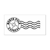 North Pole Express Weihnachten Weihnachtsfeier Bri Gummistempel (Prägung)