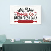 North Pole Frau Claus Cookie Company Weihnachten Banner (Messeveranstaltung)
