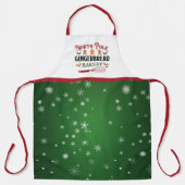 North Pole Gingerbrot Bäckerei Grosses Schürze (Vorderseite)
