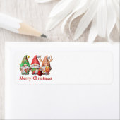 North Pole Gnomes Trio Address Labels (Insitu)