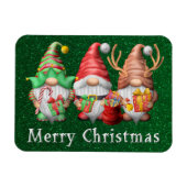 North Pole Gnomes Trio Magnet (Horizontal)