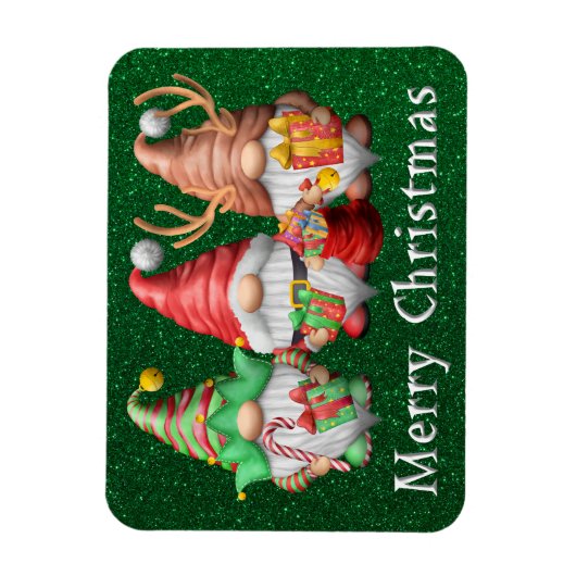 North Pole Gnomes Trio Magnet (Vertikal)