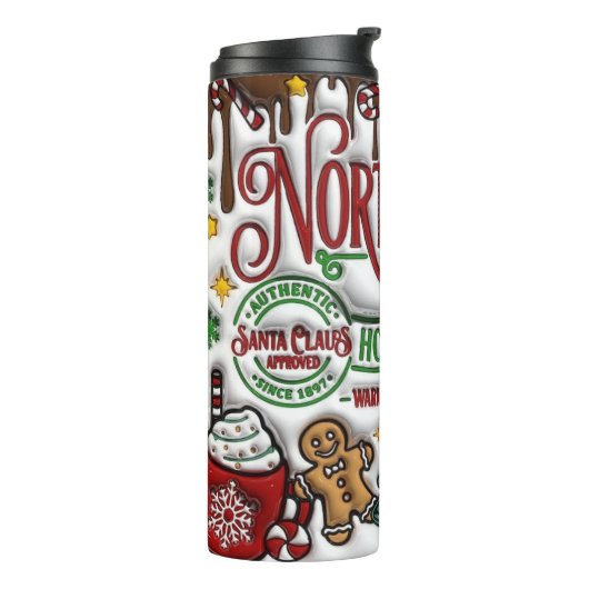 North Pole Hot Chocolate Co. Thermosbecher (Nach links gedreht)