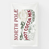 North Pole Hot Cocoa Mix Weihnachts-Party Banner (Vertikal)
