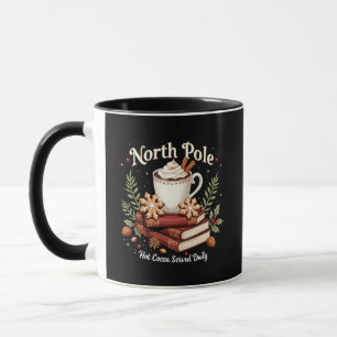 North Pole Hot Cocoa serviert Täglich Weihnachten Tasse