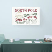 North Pole Hot Cocoa Weihnachts-Party Banner (Messe)