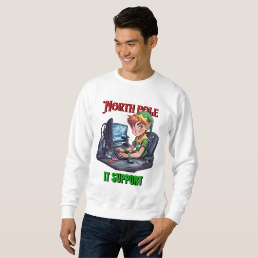 North Pole IT Support Sweatshirt (Vorne ganz)