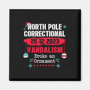 North Pole Korrektur Vandalismus Broke ein Ormal Magnet