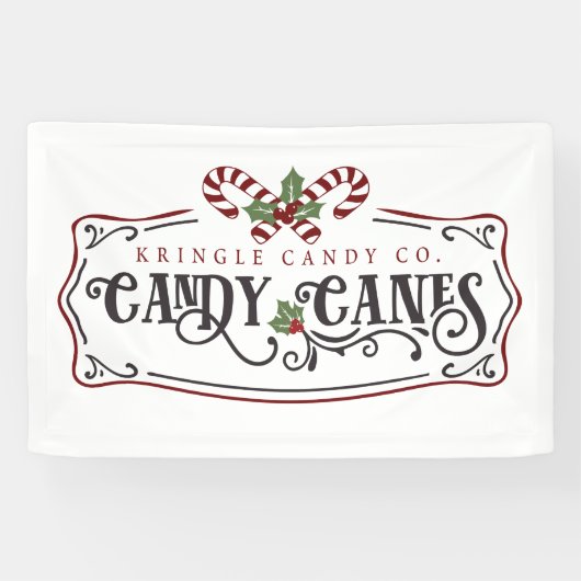 North Pole Kringle Candy Company Banner (Horizontal)