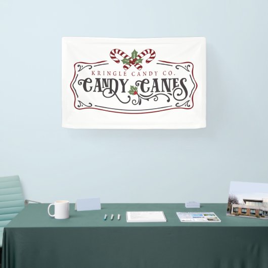 North Pole Kringle Candy Company Banner (Messe)