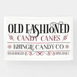 North Pole Kringle Candy Company Weihnachten Banner