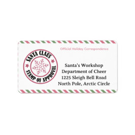 North Pole Mail | Enchanted Elf Adressaufkleber
