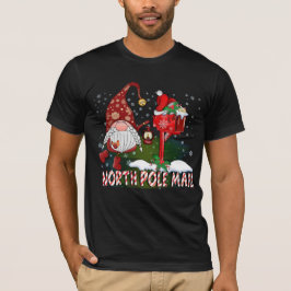 North Pole Mail Gnome T-Shirt