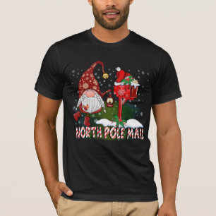 North Pole Mail Gnome T-Shirt