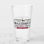 North Pole Milk & Cookie Co. Glas (Rückseite)