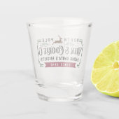 North Pole Milk & Cookie Co. Schnapsglas (Rückseite)