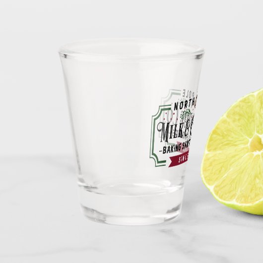 North Pole Milk & Cookie Co. Schnapsglas (Links)