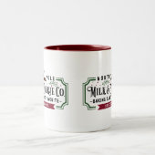 North Pole MIlk & Cookie Co. Zweifarbige Tasse (Mittel)