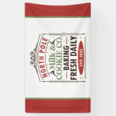 North Pole Milk Cookie Company Banner (Vertikal)